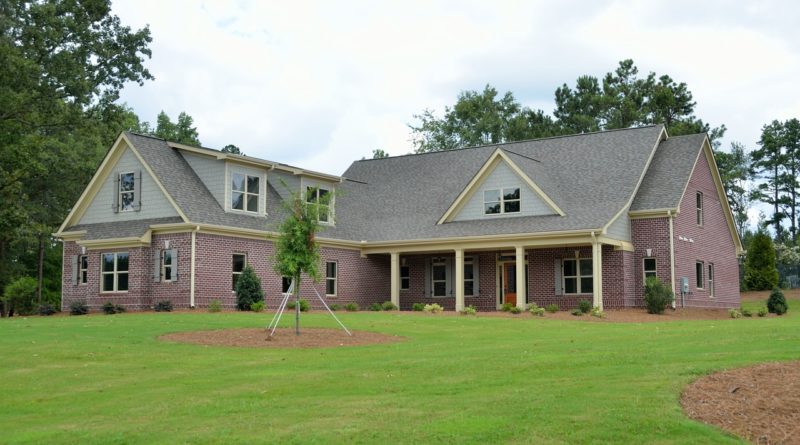 brick house with attic