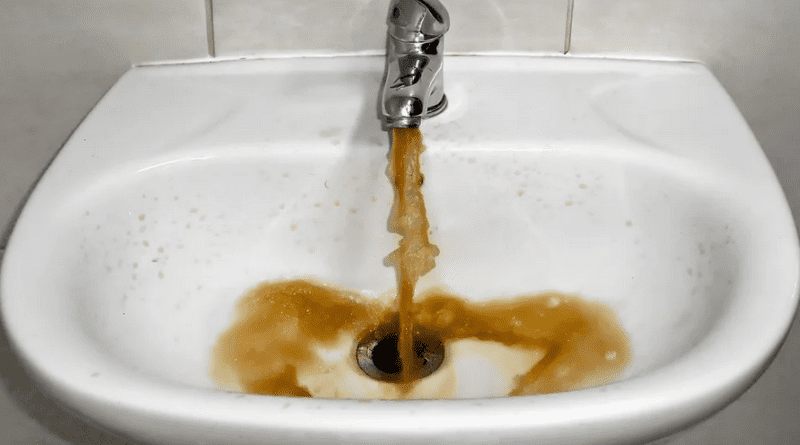 brown water
